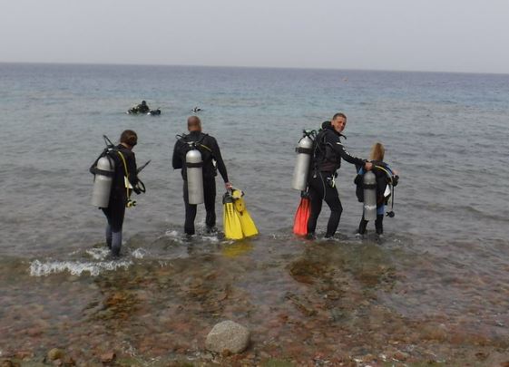 Entering Red Sea.