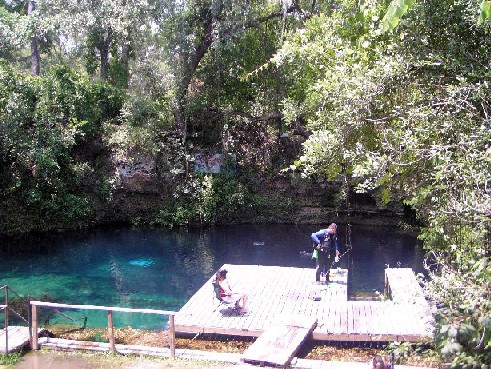The Blue Grotto.