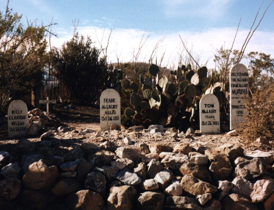 The infamous graveyard where lies the victims of the Shootout at the OK Corral.